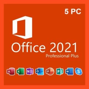 Microsoft Office 2021 Pro Plus - 5 PCs