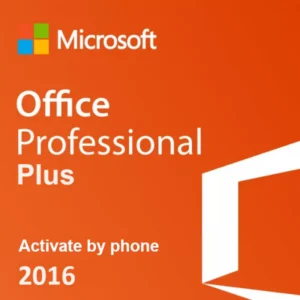 Microsoft Office 2016 Pro Plus - 1 PC - Phone Activation