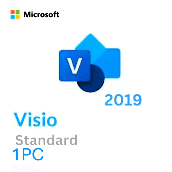 Microsoft Visio 2019 Standard - 1  PC - Retail Online