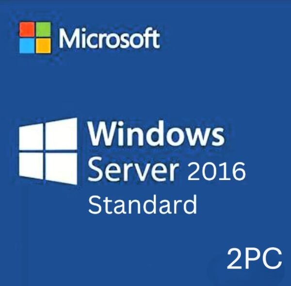 Windows Server 2016 Standard - 2 PCs