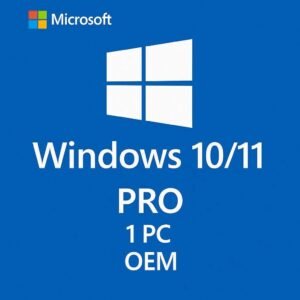 Windows 10/11 Pro - 1  PC - OEM