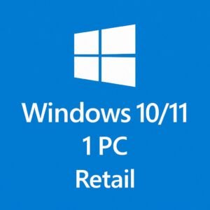 Windows 10/11 Pro - 1  PC - Retail Online