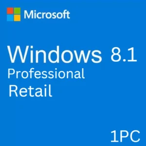 Windows 8.1 Pro - 1  PC - Retail Online
